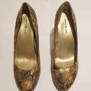 Bandolino Snake Skin Pumps